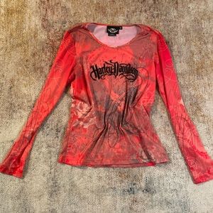 Size Medium long sleeve thin light tee from Harley Davidson. Basically new